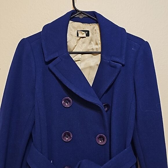- J. Crew wool blend coat size 10 - Picture 2 of 7